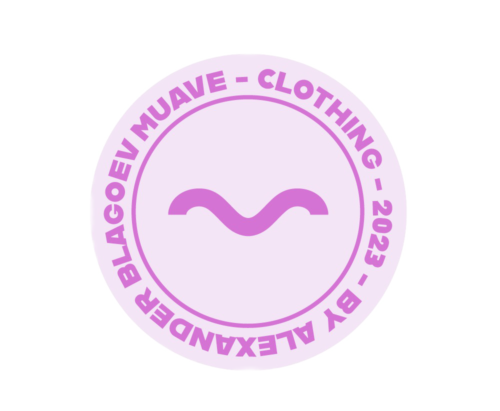 Muave sticker — pale mauve